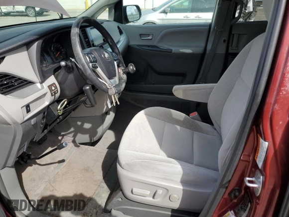 2017 Toyota Sienna LE Auto Access Seat with VIN 5TDKZ3DC2HS814633, listed as a Copart auction lot 50413255 with 56,454 mi miles and Salvage Title. Bid and sale history available at carsss.com. Image 7.