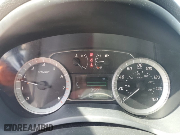 2013 Nissan Sentra SL with VIN 3N1AB7APXDL743750, listed as a Copart auction lot 54236575 with 159,937 mi miles and Salvage Title. Bid and sale history available at DreamBid. Image 9.