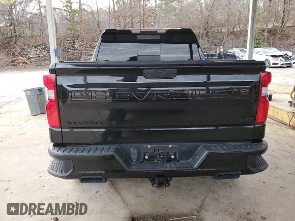 2020 Chevrolet Silverado 1500 LT Trail Boss with VIN 1GCPYFEL8LZ298116, listed as a Copart auction lot 43774445 with 0 mi miles and Salvage Title. Bid and sale history available at carsss.com. Image 6.