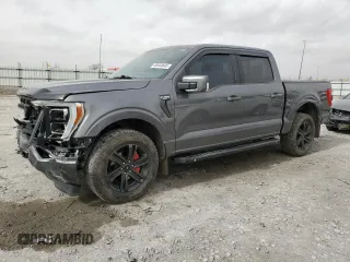 2021 Ford F-150 XL with VIN 1FTFW1E88MFB09564, listed as a Copart auction lot 49444645 with 58,033 mi miles and Salvage Title. Bid and sale history available at carsss.com. Image 1.