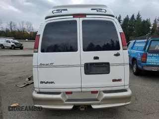 2001 GMC Savana Cargo Van YF7 Upfitter with VIN 1GDFG15R611236484, listed as a Copart auction lot 78820454 with 125,772 mi miles and Salvage Title. Bid and sale history available at carsss.com. Image 6.