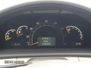 2004 Mercedes-Benz CL-Class with VIN WDBPJ75J14A041032, listed as a Copart auction lot 83577424 with 239,494 mi miles and Clean Title. Bid and sale history available at carsss.com. Image 9.