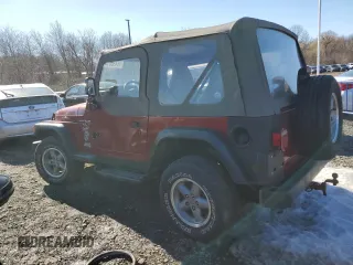 1999 Jeep Wrangler Sport with VIN 1J4FY19S0XP409124, listed as a Copart auction lot 46496615 with 166,834 mi miles and Clean Title. Bid and sale history available at carsss.com. Image 2.