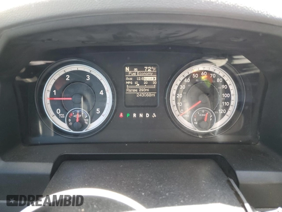 2014 Ram 2500 Tradesman with VIN 3C6UR5CL8EG225660, listed as a Copart auction lot 54180435 with 243,088 mi miles and Salvage title. Bid and sale history available at DreamBid. Image 9.