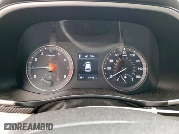 2020 Hyundai Tucson SEL z VIN KM8J33AL7LU129402, wystawiony jako Copart lot #47546695 z przebiegiem 118 967 mil mil oraz Szkoda całkowita • Salvage title. Historia ofert i sprzedaży dostępna na DreamBid. Obrazek 9.