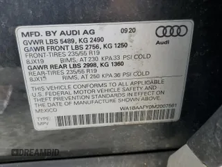 2021 Audi Q5 Premium Plus с VIN WA1BAAFY0M2007561, выставлен на аукционе Copart как лот 58225755 с пробегом 96 186 миль миль и Списание • Salvage title. История ставок и продаж доступна на DreamBid. Изображение 13.