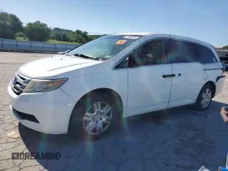 2012 Honda Odyssey LX z VIN 5FNRL5H26CB114916, wystawiony jako Copart lot #57865925 z przebiegiem 189 377 mil mil oraz Czysty tytuł • Clean title. Historia ofert i sprzedaży dostępna na DreamBid. Obrazek 1.