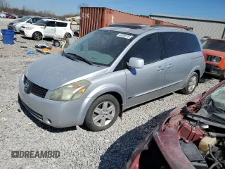 2006 Nissan Quest S Special Edition with VIN 5N1BV28U26N101707, listed as a Copart auction lot 46458975 with 133,150 mi miles and Salvage Title. Bid and sale history available at carsss.com. Image 1.