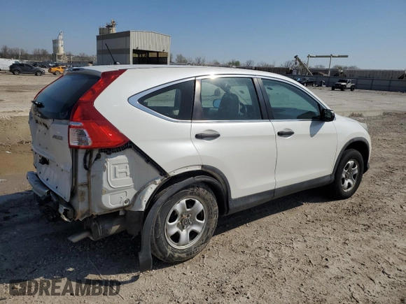 2016 Honda CR-V LX with VIN 5J6RM4H39GL018159, listed as a Copart auction lot 51529515 with 167,105 mi miles and Salvage Title. Bid and sale history available at carsss.com. Image 3.