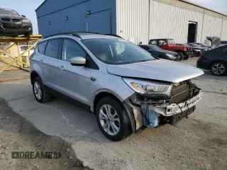 2018 Ford Escape SEL with VIN 1FMCU9HDXJUA88106, listed as a Copart auction lot 48372045 with 0 mi miles and Salvage Title. Bid and sale history available at carsss.com. Image 4.