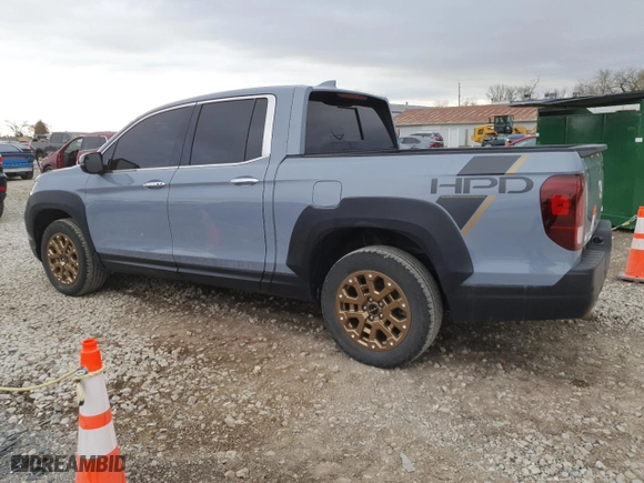 2022 Honda Ridgeline RTL-E with VIN 5FPYK3F79NB022081, listed as a Copart auction lot 47860935 with 43,305 mi miles and Salvage Title. Bid and sale history available at carsss.com. Image 2.