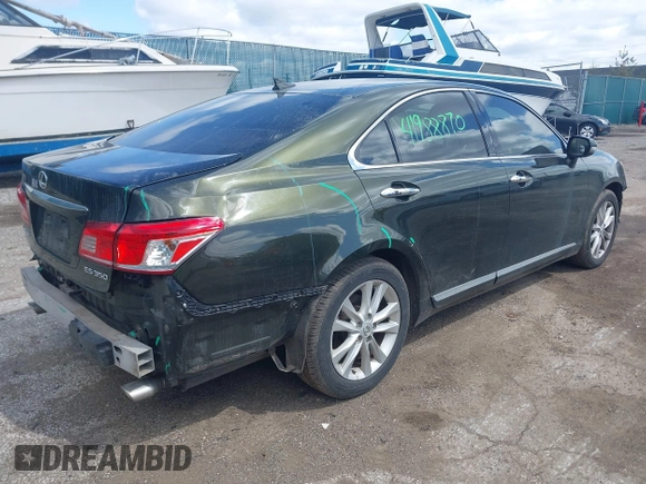 2010 Lexus ES 330 with VIN JTHBK1EGXA2349377, listed as a IAAI auction lot 41988870 with 154,958 mi miles and . Bid and sale history available at carsss.com. Image 4.