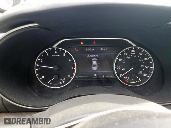 2016 Nissan Maxima SV z VIN 1N4AA6AP1GC433390, wystawiony jako Copart lot #53637775 z przebiegiem 120 859 mil mil oraz Szkoda całkowita • Salvage title. Historia ofert i sprzedaży dostępna na DreamBid. Obrazek 9.