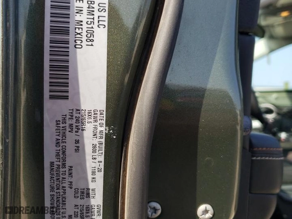 2021 Jeep Compass Sport with VIN 3C4NJDAB4MT510581, listed as a Copart auction lot 43903255 with NaN miles and Salvage Title. Bid and sale history available at carsss.com. Image 14.