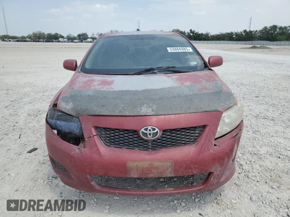 2010 Toyota Corolla with VIN 1NXBU4EE4AZ307895, listed as a Copart auction lot 53884985 with 239,904 mi miles and Clean Title. Bid and sale history available at carsss.com. Image 5.