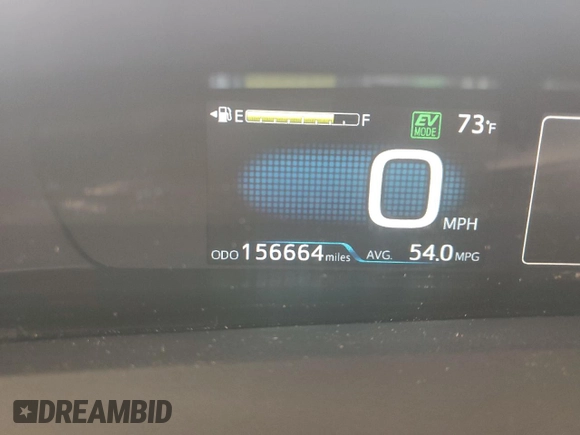 2020 Toyota Prius LE with VIN JTDKARFP3L3158396, listed as a Copart auction lot 47314445 with 156,664 mi miles and Salvage title. Bid and sale history available at DreamBid. Image 9.