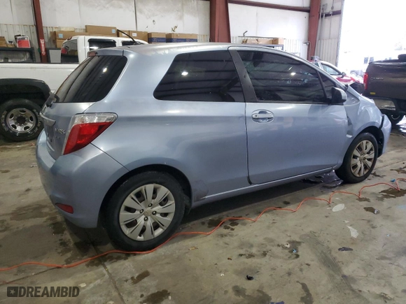 2012 Toyota Yaris L with VIN JTDJTUD32CD517112, listed as a Copart auction lot 87656835 with 113,925 mi miles and Salvage Title. Bid and sale history available at carsss.com. Image 3.
