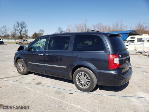 2013 Chrysler Town & Country Touring-L with VIN 2C4RC1CG7DR614648, listed as a Copart auction lot 48588325 with 195,528 mi miles and Salvage Title. Bid and sale history available at carsss.com. Image 2.