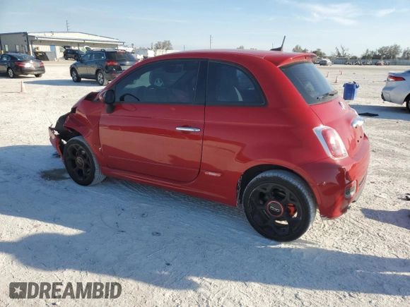 2016 FIAT 500 Sport with VIN 3C3CFFBR1GT144832, listed as a Copart auction lot 46041825 with 99,464 mi miles and Non repairable. Bid and sale history available at DreamBid. Image 2.