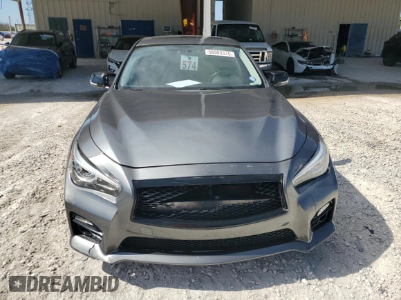 2017 Infiniti Q50 Premium z VIN JN1EV7AP4HM742288, wystawiony jako Copart lot #56983375 z przebiegiem 104 637 mil mil oraz Szkody całkowita. Historia ofert i sprzedaży dostępna na DreamBid. Obrazek 5.