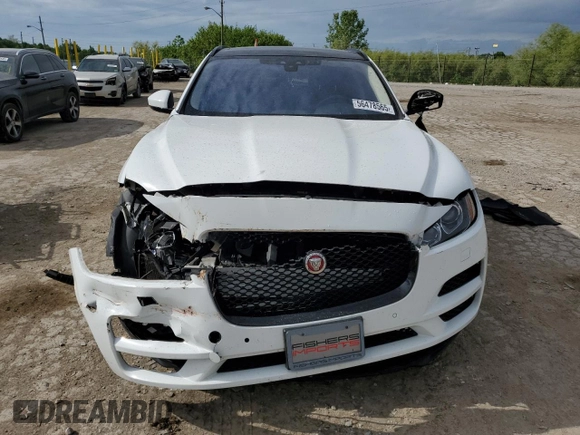 2017 Jaguar F-Pace 20d Premium with VIN SADCJ2BN7HA097612, listed as a Copart auction lot 56478565 with 114,495 mi miles and Salvage title. Bid and sale history available at DreamBid. Image 5.