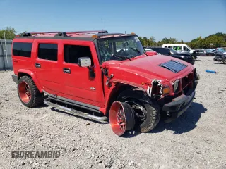 2004 Hummer H2 with VIN 5GRGN23U04H116668, listed as a Copart auction lot 70402334 with 0 mi miles and Salvage Title. Bid and sale history available at carsss.com. Image 4.