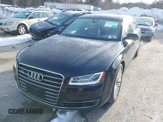 2015 Audi A8 L 4.0T with VIN WAU32AFD0FN035282, listed as a IAAI auction lot 41515136 with 76,518 mi miles. Bid and sale history available at carsss.com. Image 17.