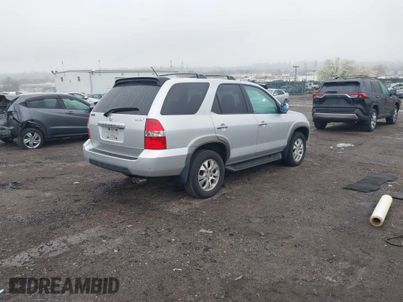 2003 Acura MDX Touring Pkg w/Navigation System with VIN 2HNYD18863H525646, listed as a IAAI auction lot 41951543 with 167,289 mi miles. Bid and sale history available at carsss.com. Image 4.