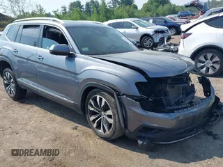2019 Volkswagen Atlas SEL Premium with VIN 1V2NR2CA5KC605594, listed as a IAAI auction lot 42335436 with 73,122 mi miles and . Bid and sale history available at DreamBid. Image 1.