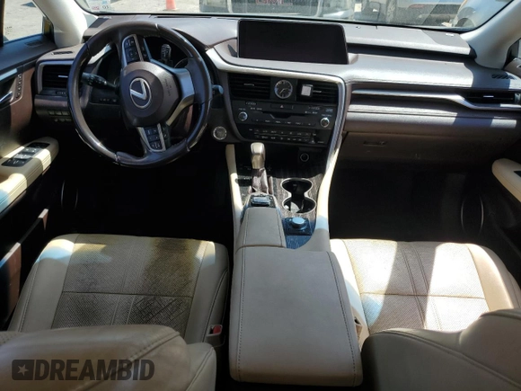 2017 Lexus RX with VIN 2T2ZZMCA6HC080006, listed as a Copart auction lot 52738015 with 96,033 mi miles and Salvage Title. Bid and sale history available at carsss.com. Image 8.