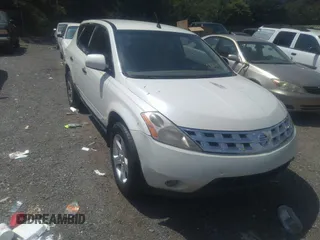 2004 Nissan Murano SL z VIN JN8AZ08T24W222586, wystawiony jako IAAI lot #40827396 z przebiegiem 249 639 mil mil oraz . Historia ofert i sprzedaży dostępna na DreamBid. Obrazek 1.