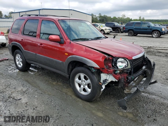 2005 Mazda Tribute S with VIN 4F2CZ04125KM19257, listed as a Copart auction lot 67370664 with 140,348 mi miles and Salvage Title. Bid and sale history available at DreamBid. Image 4.