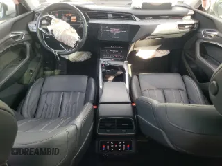 2021 Audi e-tron Sportback Prestige with VIN WA13AAGE4MB029393, listed as a Copart auction lot 46763104 with 34,805 mi miles and Salvage title. Bid and sale history available at DreamBid. Image 8.