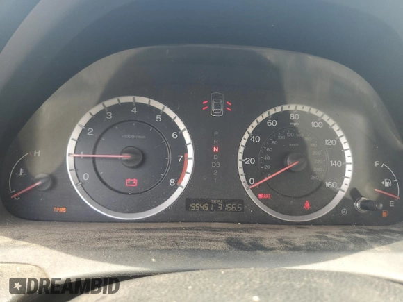 2011 Honda Accord EX-L with VIN 1HGCP3F81BA029450, listed as a Copart auction lot 62158145 with 199,491 mi miles and Clean title. Bid and sale history available at DreamBid. Image 9.