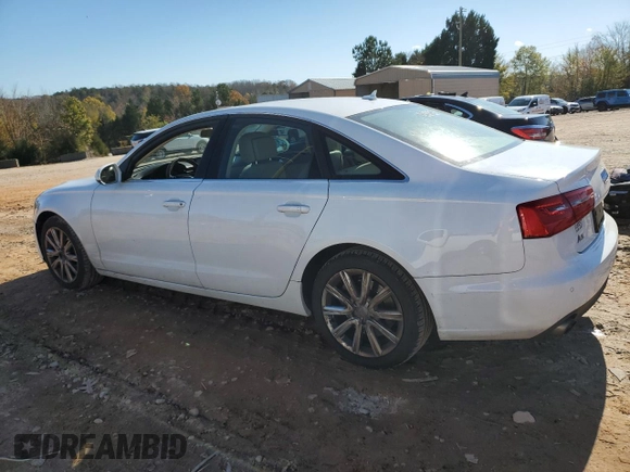 2014 Audi A6 Premium Plus with VIN WAUDFAFC2EN036206, listed as a Copart auction lot 81627124 with 96,669 mi miles and Salvage title. Bid and sale history available at DreamBid. Image 2.