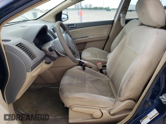 2007 Nissan Sentra 2.0 with VIN 3N1AB61E17L631061, listed as a Copart auction lot 53883825 with 188,738 mi miles and Salvage Title. Bid and sale history available at DreamBid. Image 7.