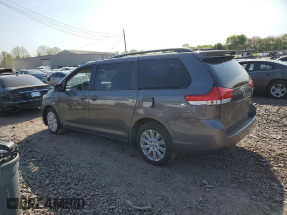 2014 Toyota Sienna LE with VIN 5TDJK3DC0ES080201, listed as a Copart auction lot 55147745 with 133,216 mi miles and Salvage Title. Bid and sale history available at DreamBid. Image 2.