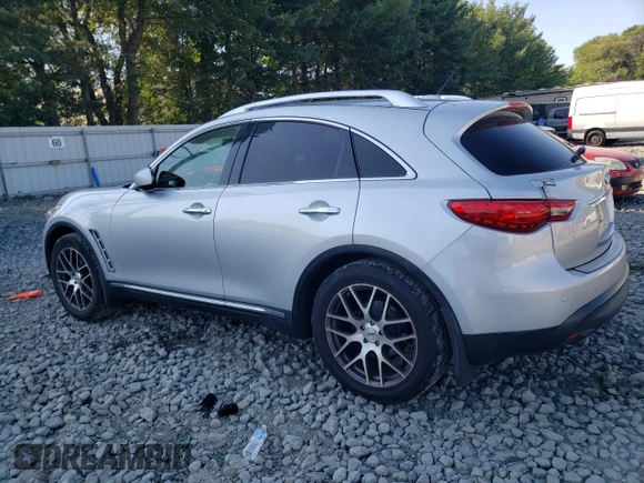 2012 Infiniti FX with VIN JN8AS1MU7CM120767, listed as a Copart auction lot 70097224 with 161,544 mi miles and Salvage Title. Bid and sale history available at DreamBid. Image 2.