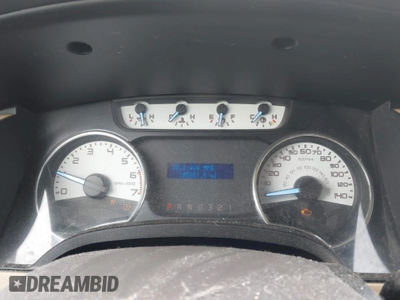 2011 Ford F-150 XL with VIN 1FTFX1ET0BFA88403, listed as a IAAI auction lot 42110763 with 185,801 mi miles. Bid and sale history available at carsss.com. Image 7.
