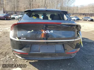 2022 Kia EV6 Wind with VIN KNDC34LAXN5065979, listed as a Copart auction lot 46663755 with 19,077 mi miles and Salvage Title. Bid and sale history available at carsss.com. Image 6.