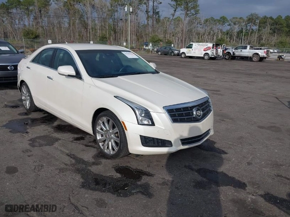 2013 Cadillac ATS Luxury with VIN 1G6AB5S3XD0150113, listed as a IAAI auction lot 41598133 with 138,807 mi miles. Bid and sale history available at carsss.com. Image 1.
