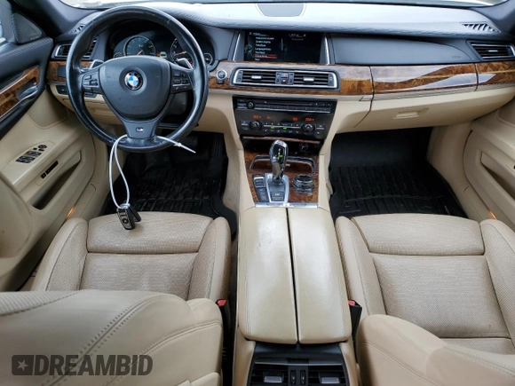 2014 BMW 7 Series ALPINA B7 xDrive with VIN WBAYF8C57ED142575, listed as a Copart auction lot 50790754 with 95,676 mi miles and Salvage Title. Bid and sale history available at DreamBid. Image 8.