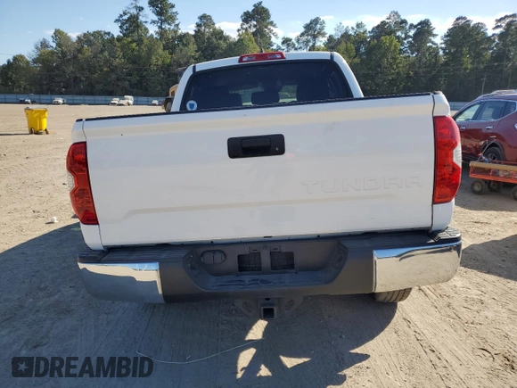 2020 Toyota Tundra 2WD SR5 with VIN 5TFEY5F17LX263254, listed as a Copart auction lot 73568964 with 57,348 mi miles and Salvage Title. Bid and sale history available at carsss.com. Image 6.