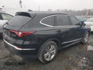 2023 Acura MDX with VIN 5J8YE1H36PL028064, listed as a Copart auction lot 81666304 with 16,586 mi miles and Salvage Title. Bid and sale history available at carsss.com. Image 3.