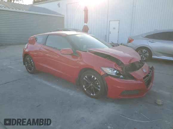 2014 Honda CR-Z with VIN JHMZF1D41ES002066, listed as a Copart auction lot 77910164 with Not Provided miles and Salvage Title. Bid and sale history available at DreamBid. Image 4.