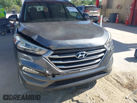 2017 Hyundai Tucson SE with VIN KM8J33A4XHU438510, listed as a IAAI auction lot 42021812 with 117,848 mi miles. Bid and sale history available at carsss.com. Image 6.