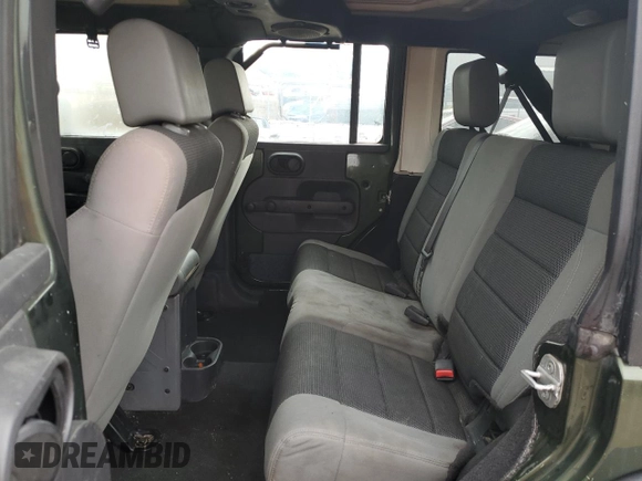 2007 Jeep Wrangler Unlimited X z VIN 1J4GA39197L181305, wystawiony jako Copart lot #45928555 z przebiegiem Nie podano mil oraz Szkoda całkowita • Salvage title. Historia ofert i sprzedaży dostępna na DreamBid. Obrazek 10.