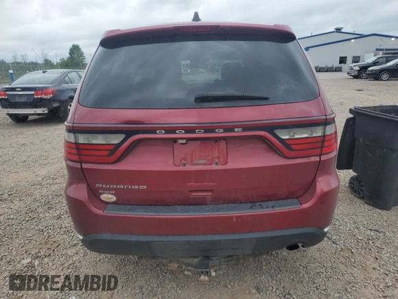 2015 Dodge Durango SXT with VIN 1C4RDJAG8FC147543, listed as a Copart auction lot 65713485 with 209,010 mi miles and Salvage title. Bid and sale history available at DreamBid. Image 6.