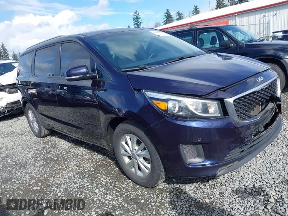2018 Kia Sedona LX with VIN KNDMB5C14J6388894, listed as a IAAI auction lot 41808847 with 82,468 mi miles. Bid and sale history available at carsss.com. Image 1.
