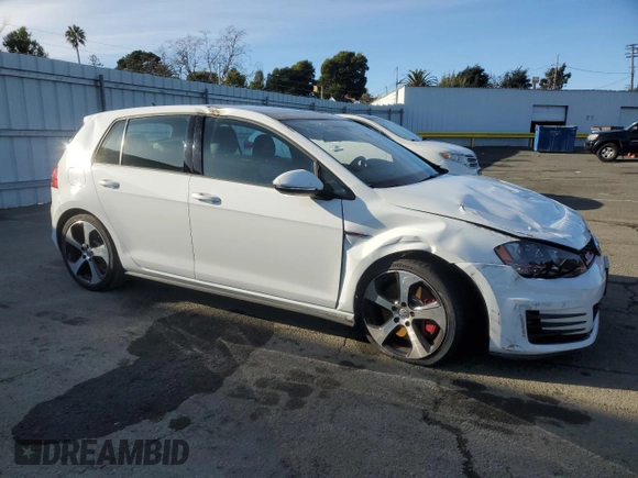 2015 Volkswagen Golf GTI Autobahn w/Performance Pkg with VIN 3VW447AU0FM098188, listed as a Copart auction lot 87077964 with 122,681 mi miles and Salvage Title. Bid and sale history available at carsss.com. Image 4.